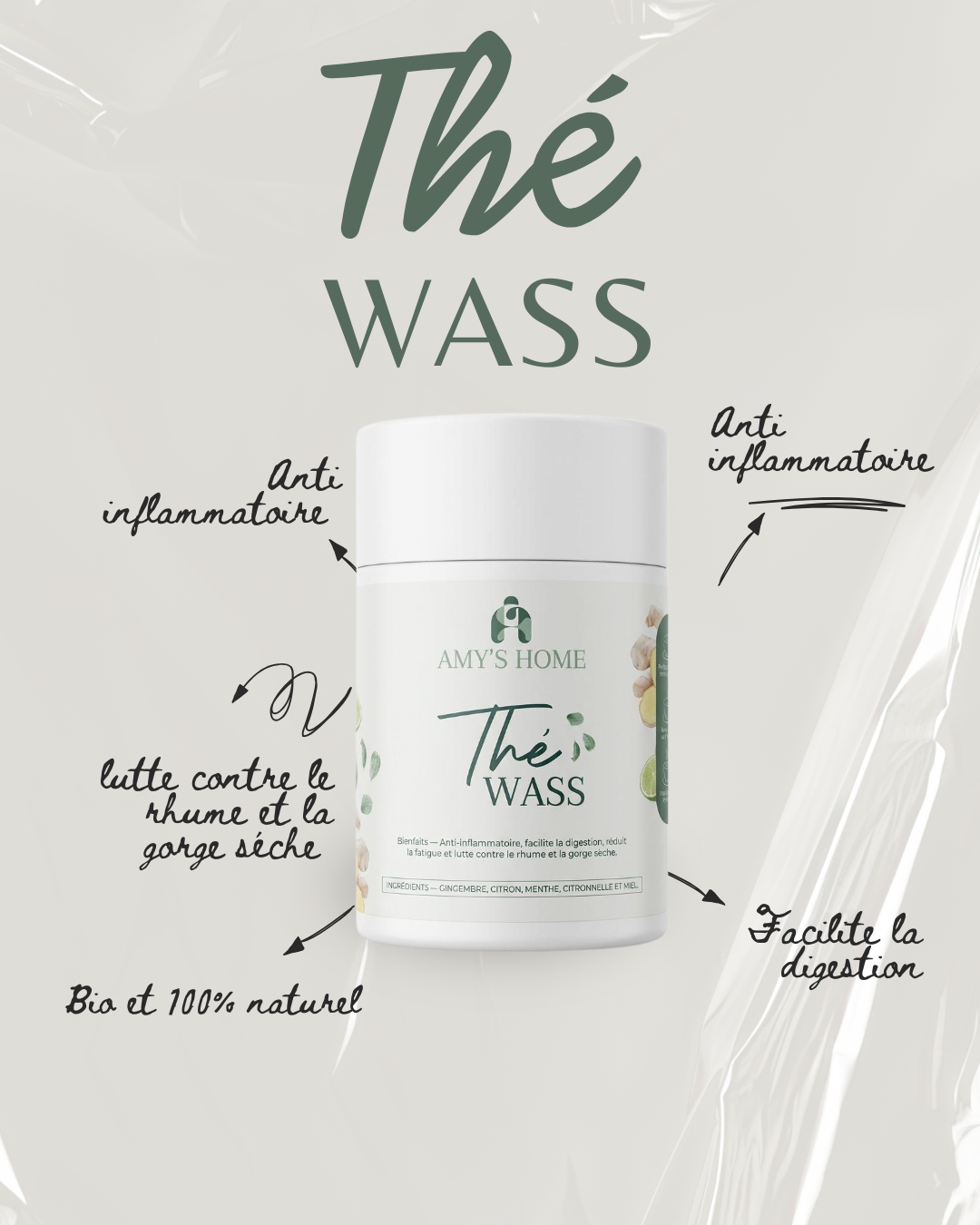 Thé WASS - AMY’S HOME 500g